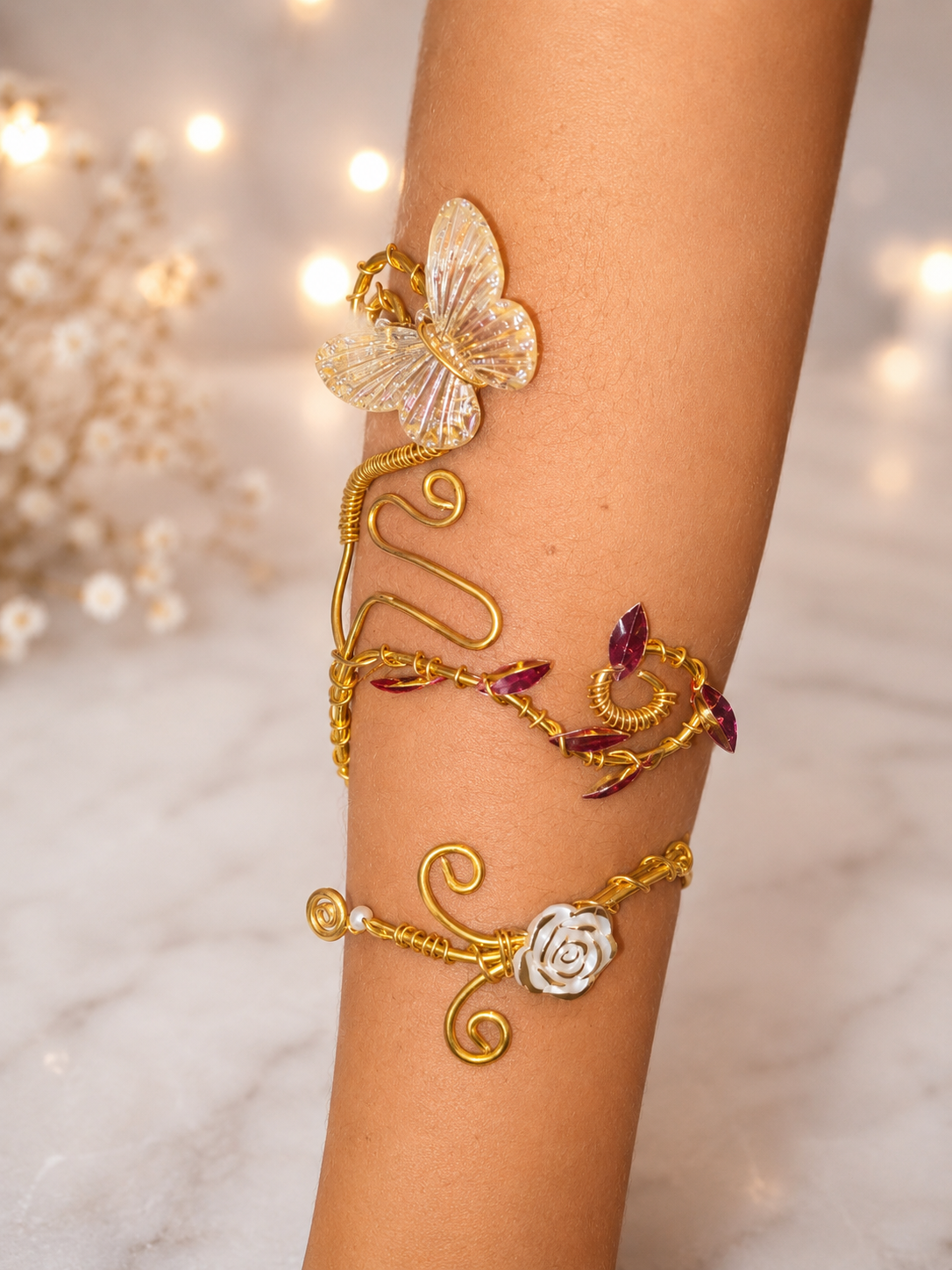 Arm cuff farfalla Yellow 🦋✨
