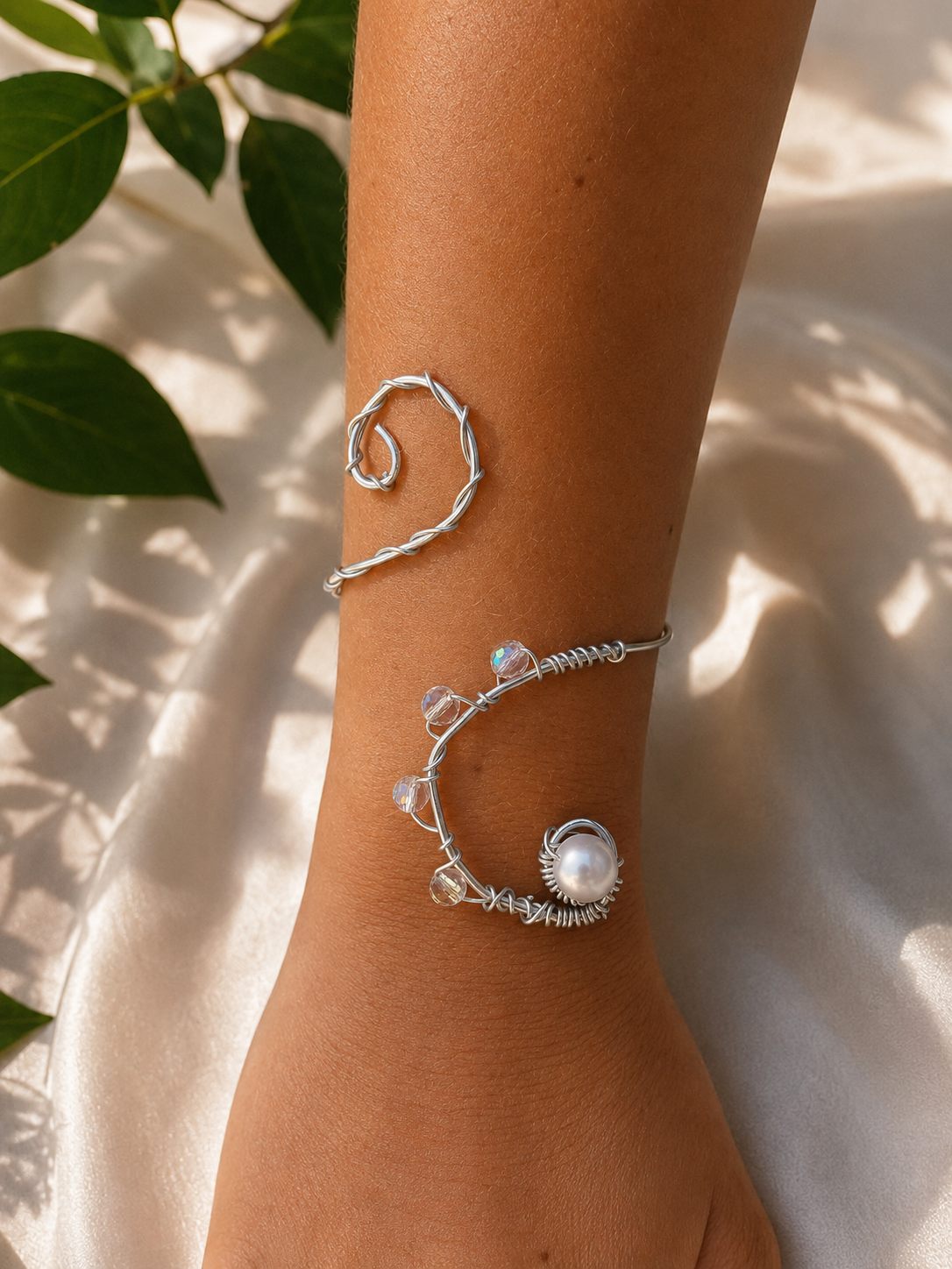 ✨ Bracciale “Luce di Perle”