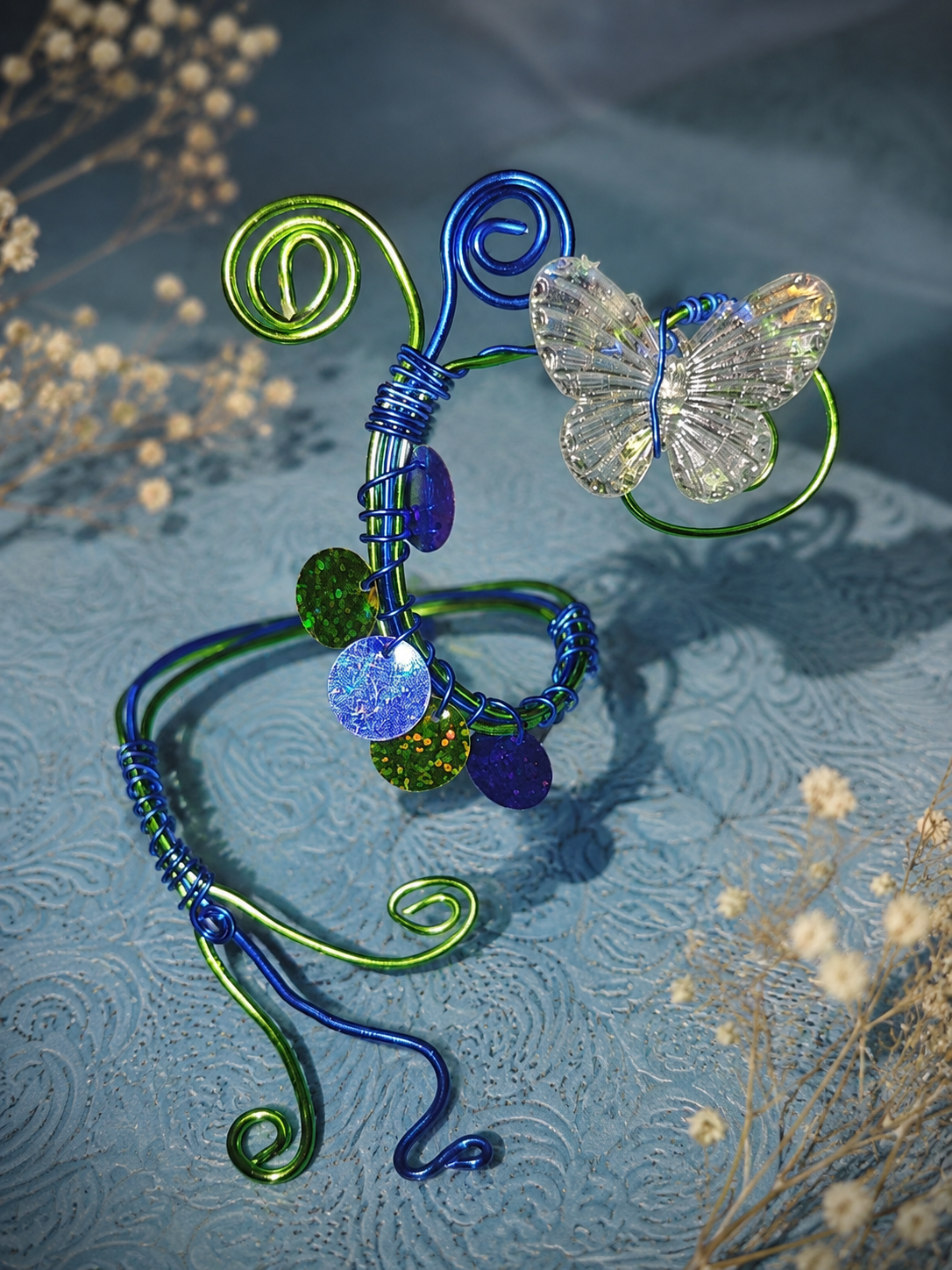 Armcuff Incanto di Primavera 🦋💙💚