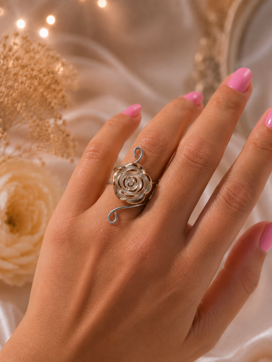 Anello Rosa Elegante🌹