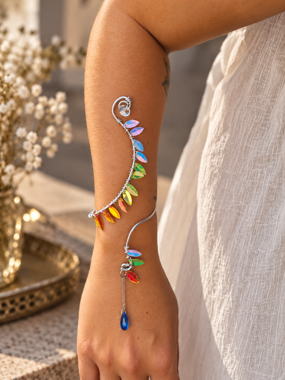 Arm cuff 🌈 Rainbow Aurora